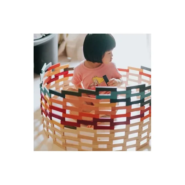 Boîte 100 KAPLA Octocolor - Planchettes en Bois Colorées 3-99 ans