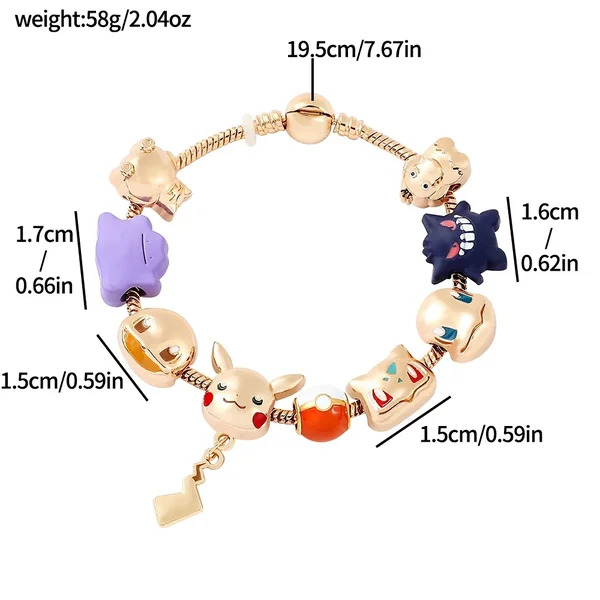 Bracelet Pokémon Dorée