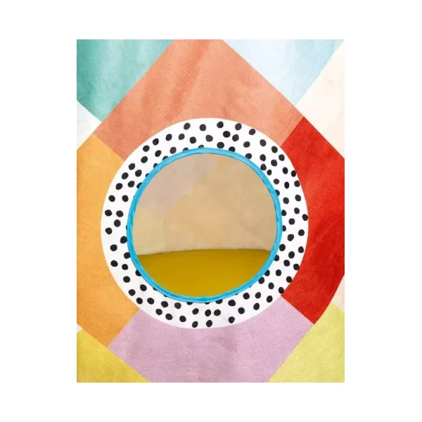 Cabane Multicolore Djeco : Tente de Jeu Enfant Design & Graphique