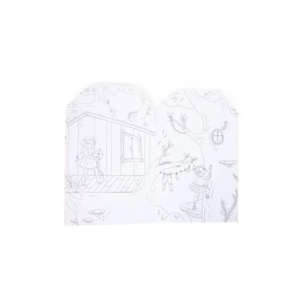 Cahier de coloriage et stickers Les Parisiennes - Moulin Roty