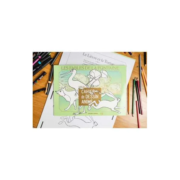 Cahier de dessin animé Les Fables de la Fontaine tome 2 - BlinkBook