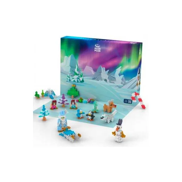 Calendrier de l’Avent Aurores boréales - Plus-Plus - Jeu de construction