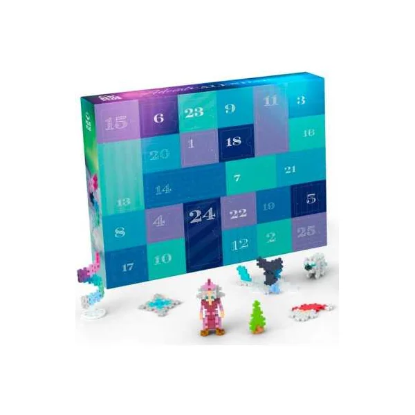 Calendrier de l’Avent Aurores boréales - Plus-Plus - Jeu de construction