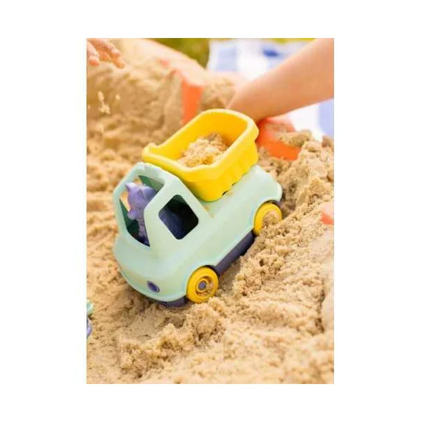 Camion Benne de Mr Renard Turquoise - Simple - Jouet enfant 1 à 4 ans