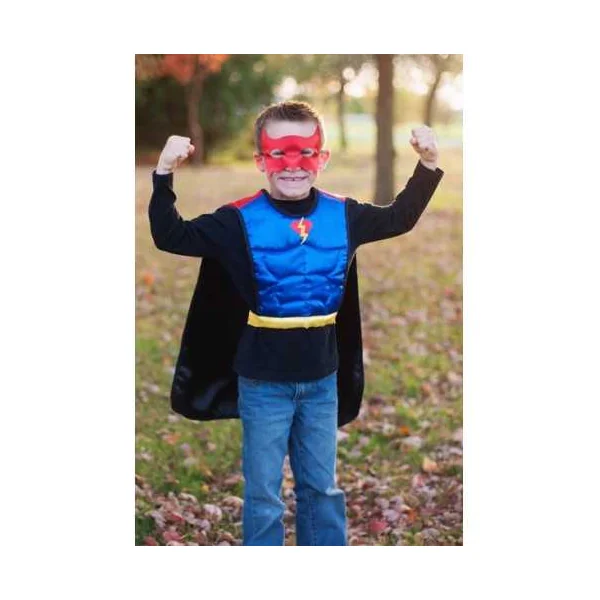 Cape tunique réversible de super-héros avec masque 4-7 ans - Great Pretenders