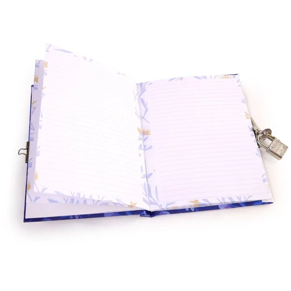 CARNET SECRET DECOR FEE 50 PAGES AVEC CADENAS ET DEUX CLES