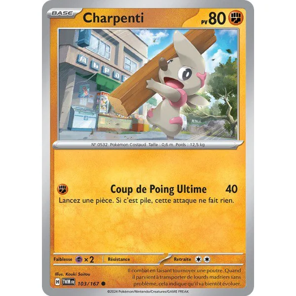 Carte Pokémon Charpenti 103/167 – EV Mascarade Crépusculaire