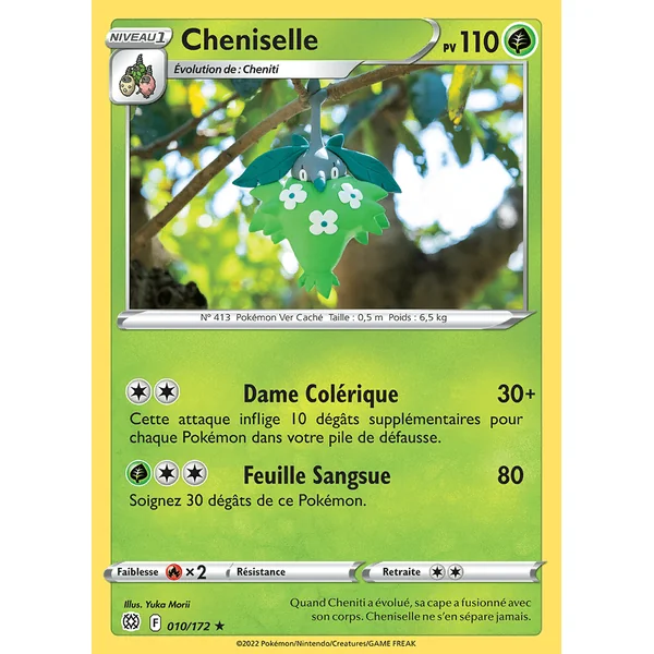 Carte Pokémon Cheniselle 010/172 – EB Stars Étincelantes