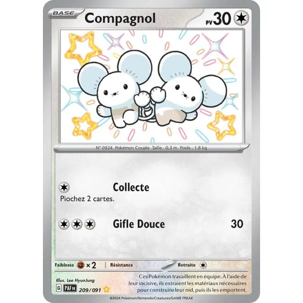 Carte Pokémon Compagnol 209/091 – EV Destinées de Paldea