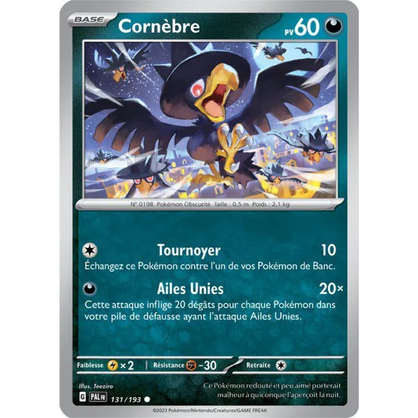 Carte Pokémon Cornèbre 131/193 – EV Évolutions à Paldea