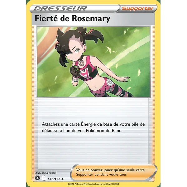 Carte Pokémon Fierté de Rosemary 145/172 – EB Stars Étincelantes
