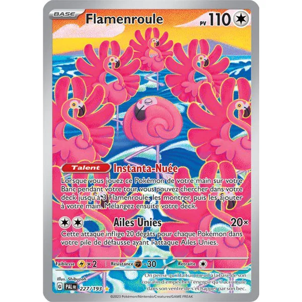 Carte Pokémon Flamenroule 227/193 – EV Évolutions à Paldea