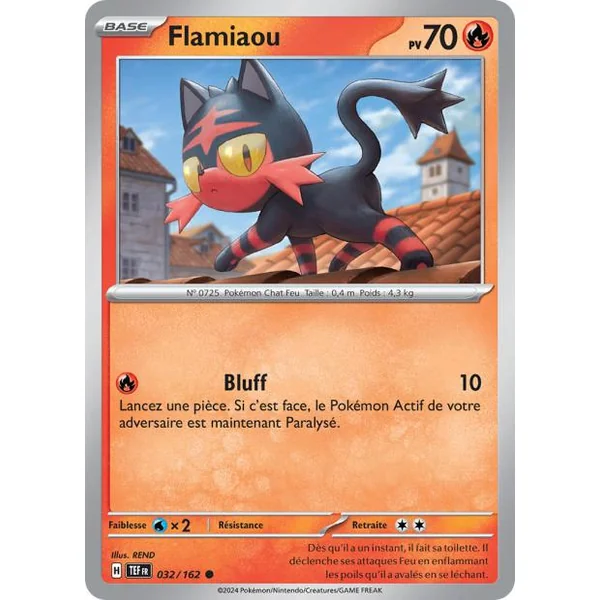 Carte Pokémon Flamiaou 032/162 – EV Forces Temporelles