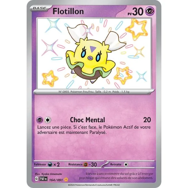 Carte Pokémon Flotillon 164/091 – EV Destinées de Paldea
