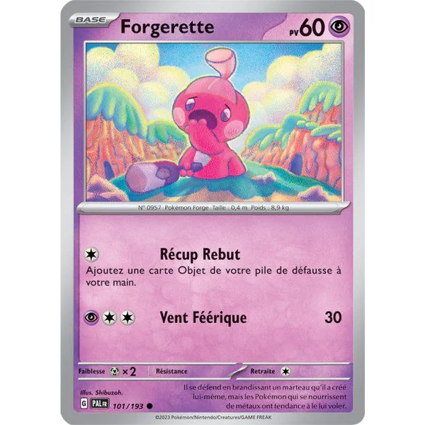 Carte Pokémon Forgerette 101/193 – EV Évolutions à Paldea