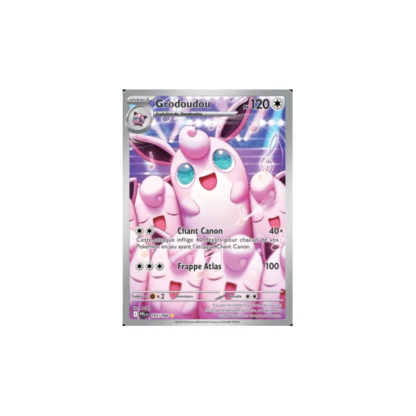 Carte Pokémon Grodoudou 105/094 – Méga-Évolution Flammes Fantasmagoriques