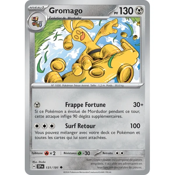 Carte Pokémon Gromago 131/191 – EV Étincelles Déferlantes