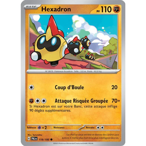 Carte Pokémon Hexadron 119/193 – EV Évolutions à Paldea
