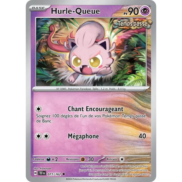 Carte Pokémon Hurle Queue 077/162 – EV Forces Temporelles