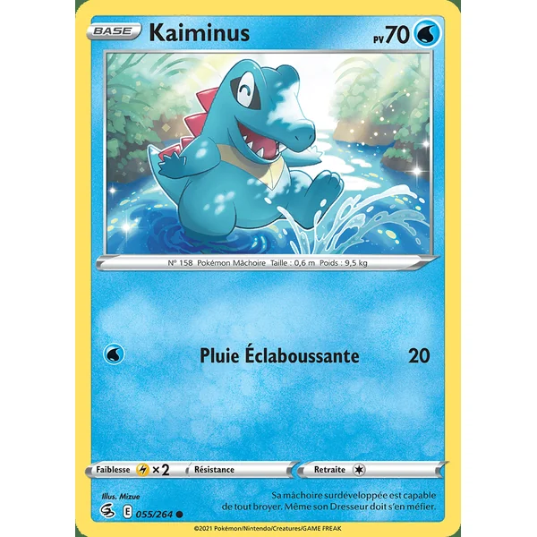 Carte Pokémon Kaiminus 055/264 – EB Poing de Fusion