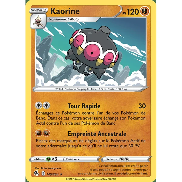 Carte Pokémon Kaorine 145/264 – EB Poing de Fusion