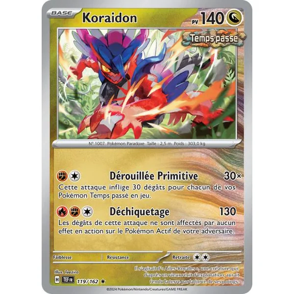 Carte Pokémon Koraidon 119/162 – EV Forces Temporelles