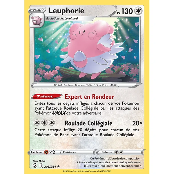 Carte Pokémon Leuphorie 203/264 – EB Poing de Fusion