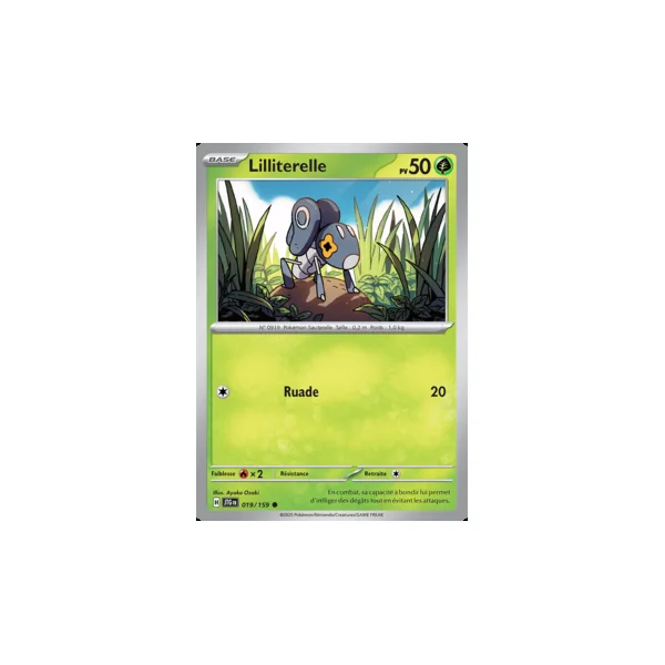 Carte Pokémon Lilliterelle 019/159 – EV Aventures Ensemble