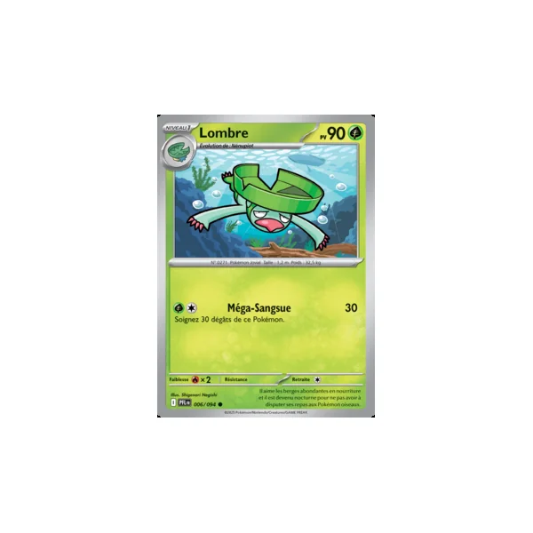 Carte Pokémon Lombre 006/094 – Méga-Évolution Flammes Fantasmagoriques