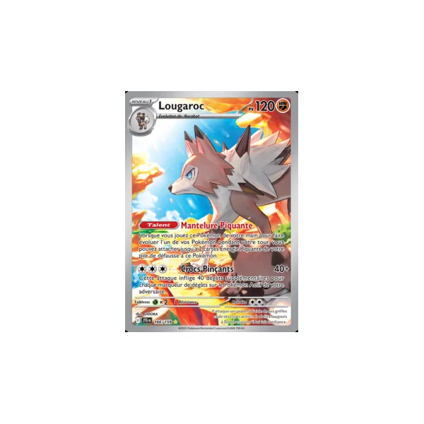 Carte Pokémon Lougaroc 166/159 – EV Aventures Ensemble