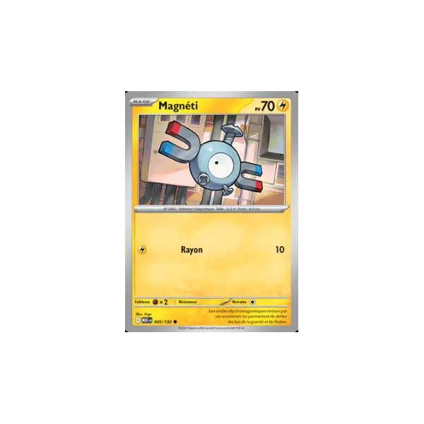 Carte Pokémon Magnéti 045/132 – Méga-Évolution