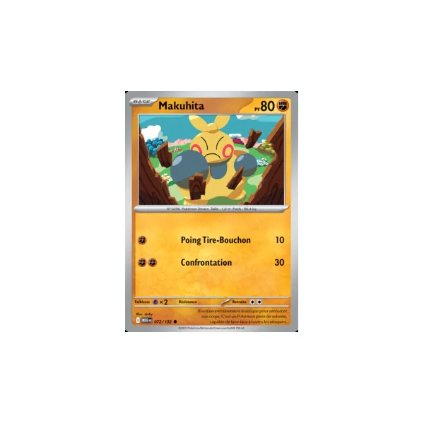 Carte Pokémon Makuhita 072/132 – Méga-Évolution
