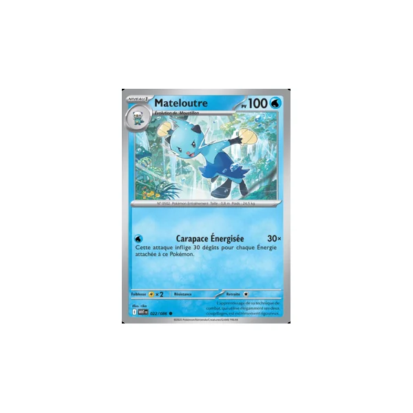 Carte Pokémon Mateloutre 022/086 – EV Flamme Blanche