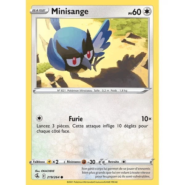 Carte Pokémon Minisange 219/264 – EB Poing de Fusion