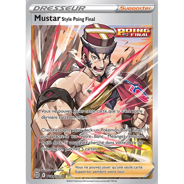 Carte Pokémon Mustar Style Poing Final TG28/TG30 – EB Stars Étincelantes