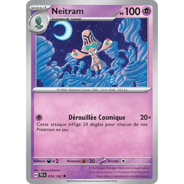 Carte Pokémon Neitram 074/162 – EV Forces Temporelles