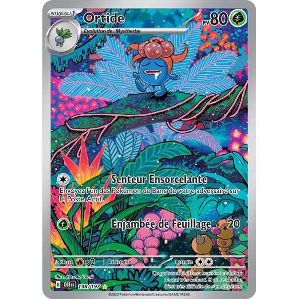 Carte Pokémon Ortide 198/197 – EV Flammes Obsidiennes