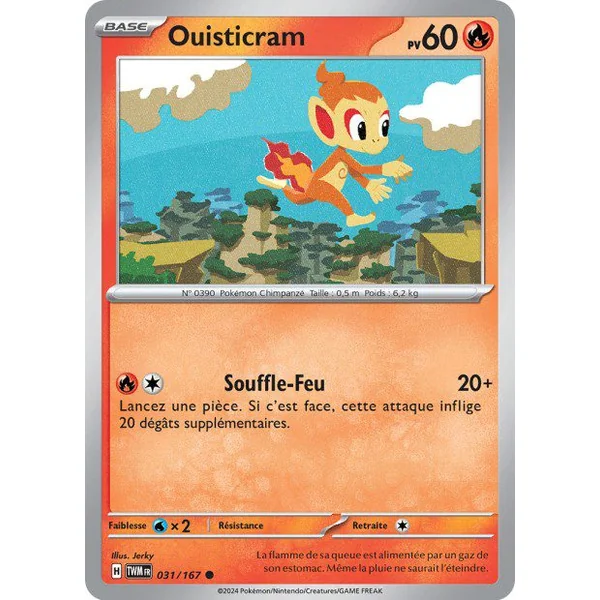 Carte Pokémon Ouisticram 031/167 – EV Mascarade Crépusculaire