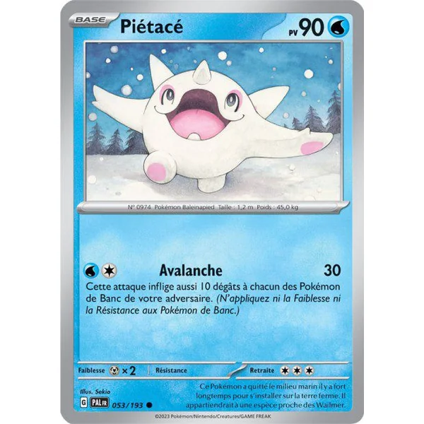 Carte Pokémon Piétacé 053/193 – EV Évolutions à Paldea