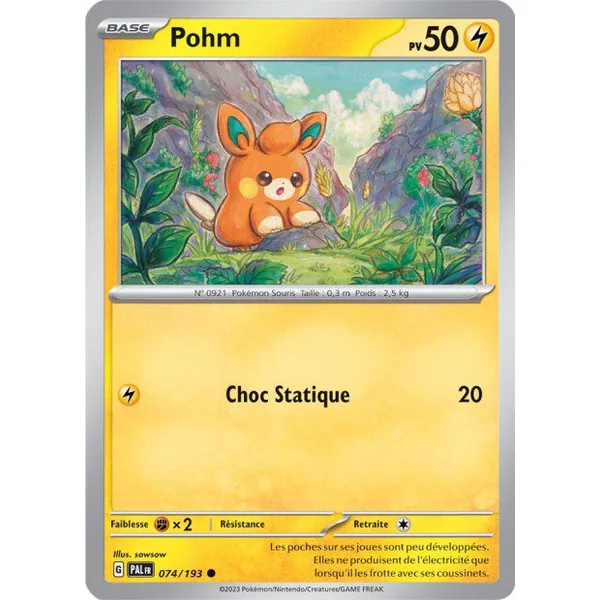 Carte Pokémon Pohm 074/193 – EV Évolutions à Paldea