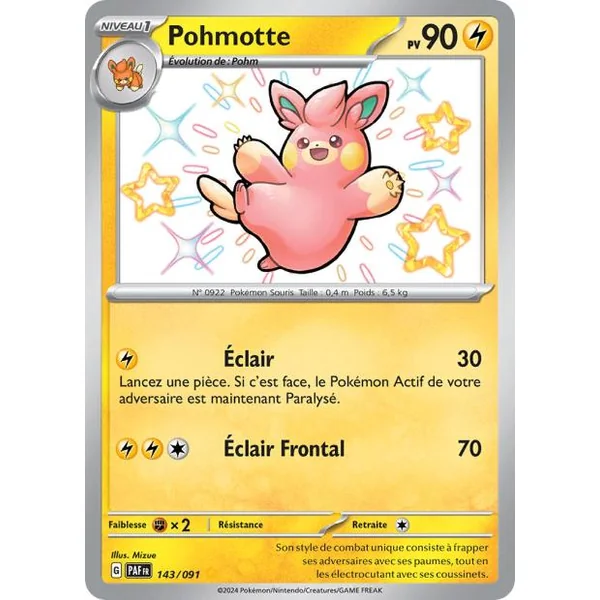 Carte Pokémon Pohmotte 143/091 – EV Destinées de Paldea