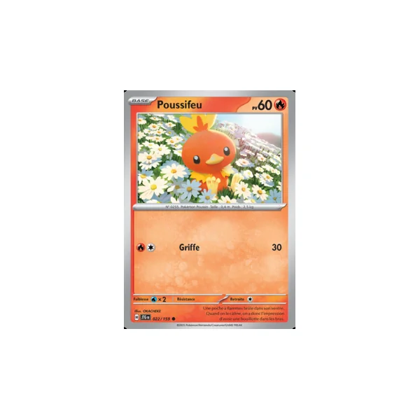 Carte Pokémon Poussifeu 022/159 – EV Aventures Ensemble