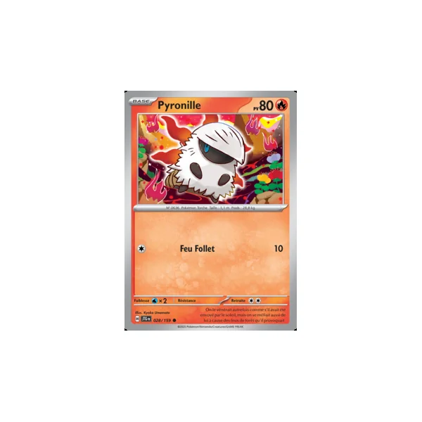 Carte Pokémon Pyronille 028/159 – EV Aventures Ensemble