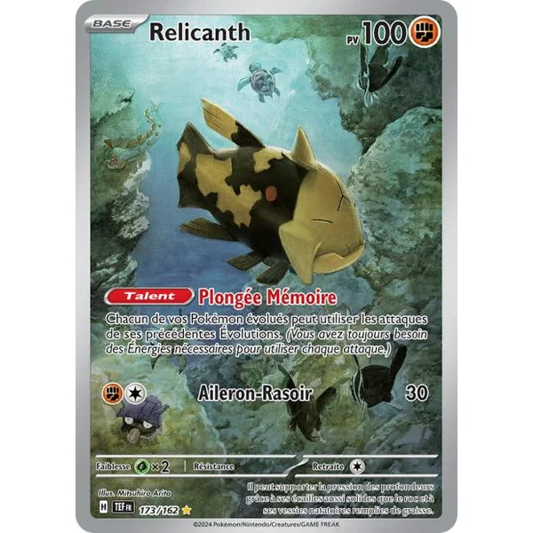 Carte Pokémon Relicanth 173/162 – EV Forces Temporelles