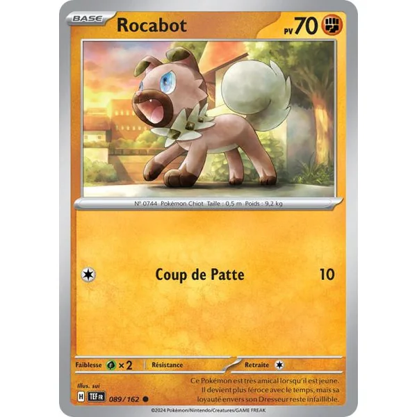 Carte Pokémon Rocabot 089/162 – EV Forces Temporelles