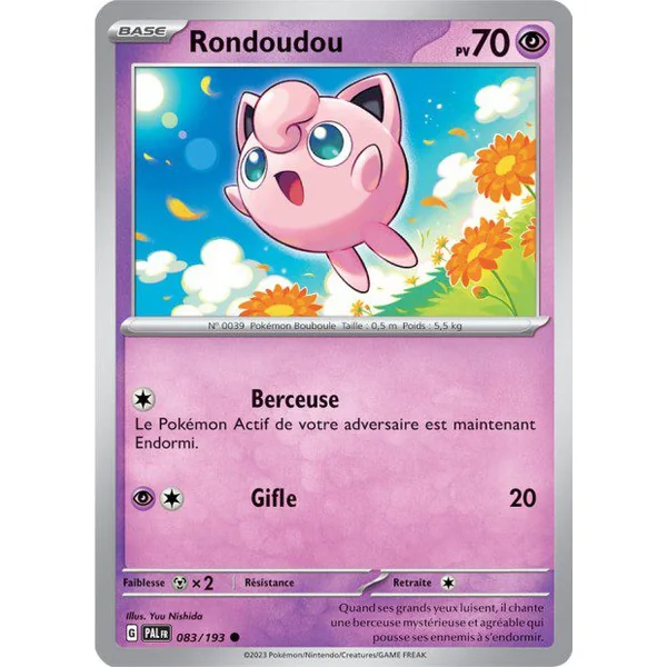 Carte Pokémon Rondoudou 083/193 – EV Évolutions à Paldea