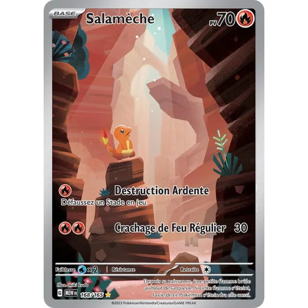 Carte Pokémon Salamèche 168/165 – Pokémon 151
