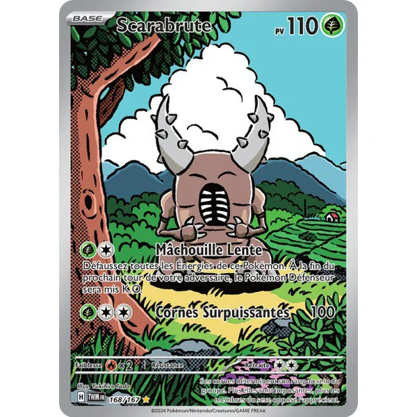 Carte Pokémon Scarabrute 168/167 – EV Mascarade Crépusculaire