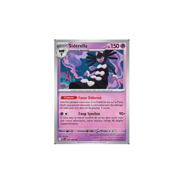 Carte Pokémon Sidérella 043/086 – EV Flamme Blanche