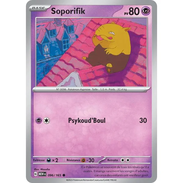 Carte Pokémon Soporifik 096/165 – Pokémon 151
